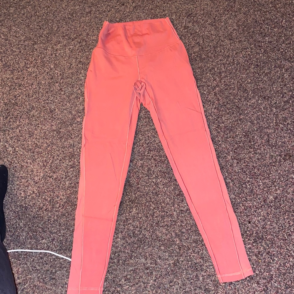 Aerie coral pink leggings